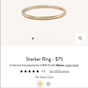 Mejuri Stacker Ring ✨